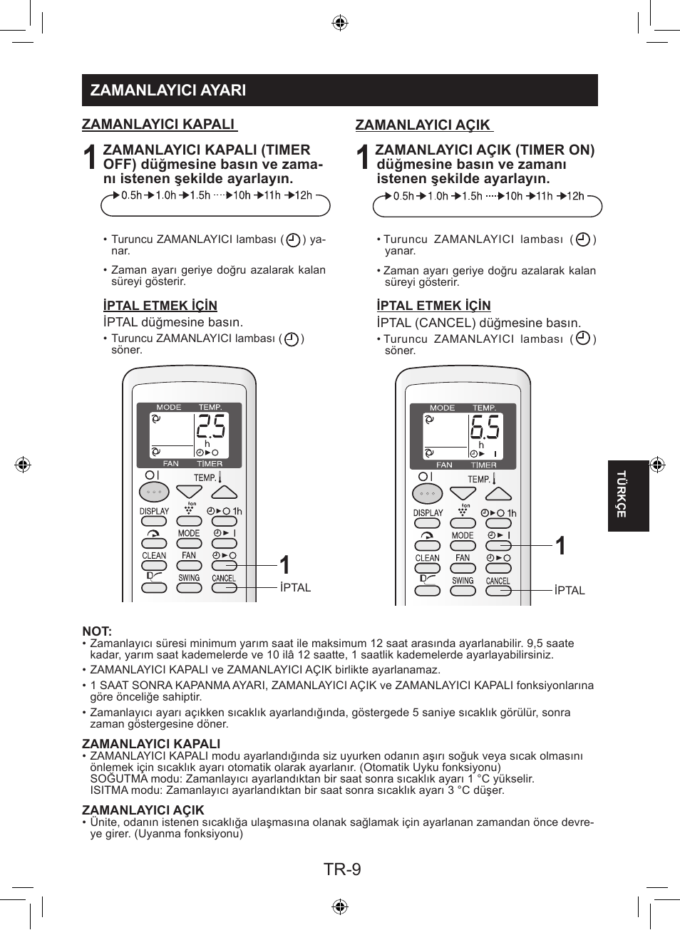 Tr-9 | Sharp AY-XP9LSR - AE-X9LSR User Manual | Page 81 / 144