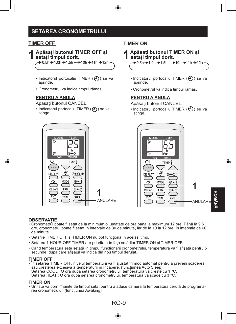 Ro-9 | Sharp AY-XP9LSR - AE-X9LSR User Manual | Page 95 / 144