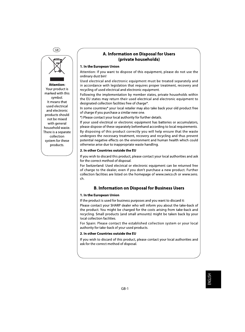 Sharp R-60STE User Manual | Page 163 / 180