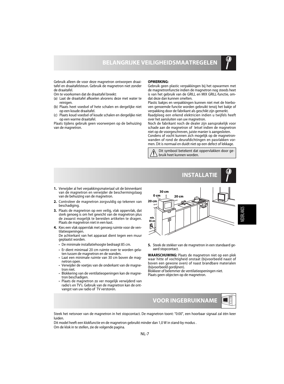 Nederlands | Sharp R-60STE User Manual | Page 89 / 180