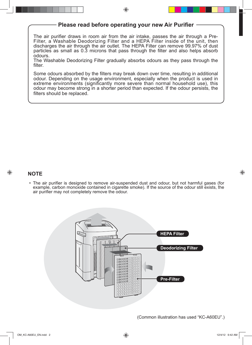 Sharp KC-A60EU W User Manual | Page 2 / 219