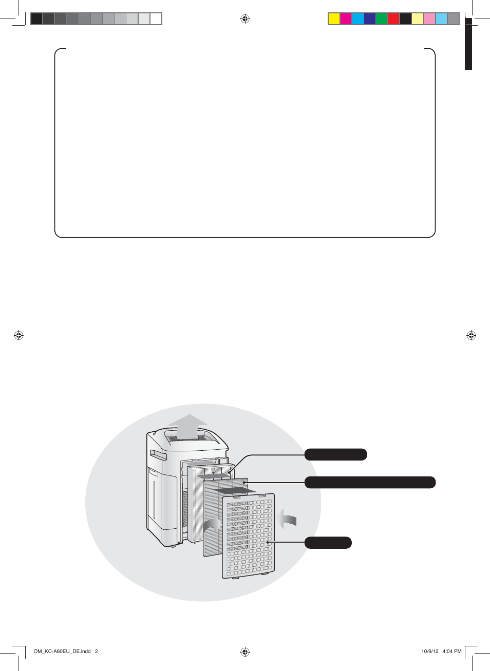 Anmerkung | Sharp KC-A60EU W User Manual | Page 24 / 219