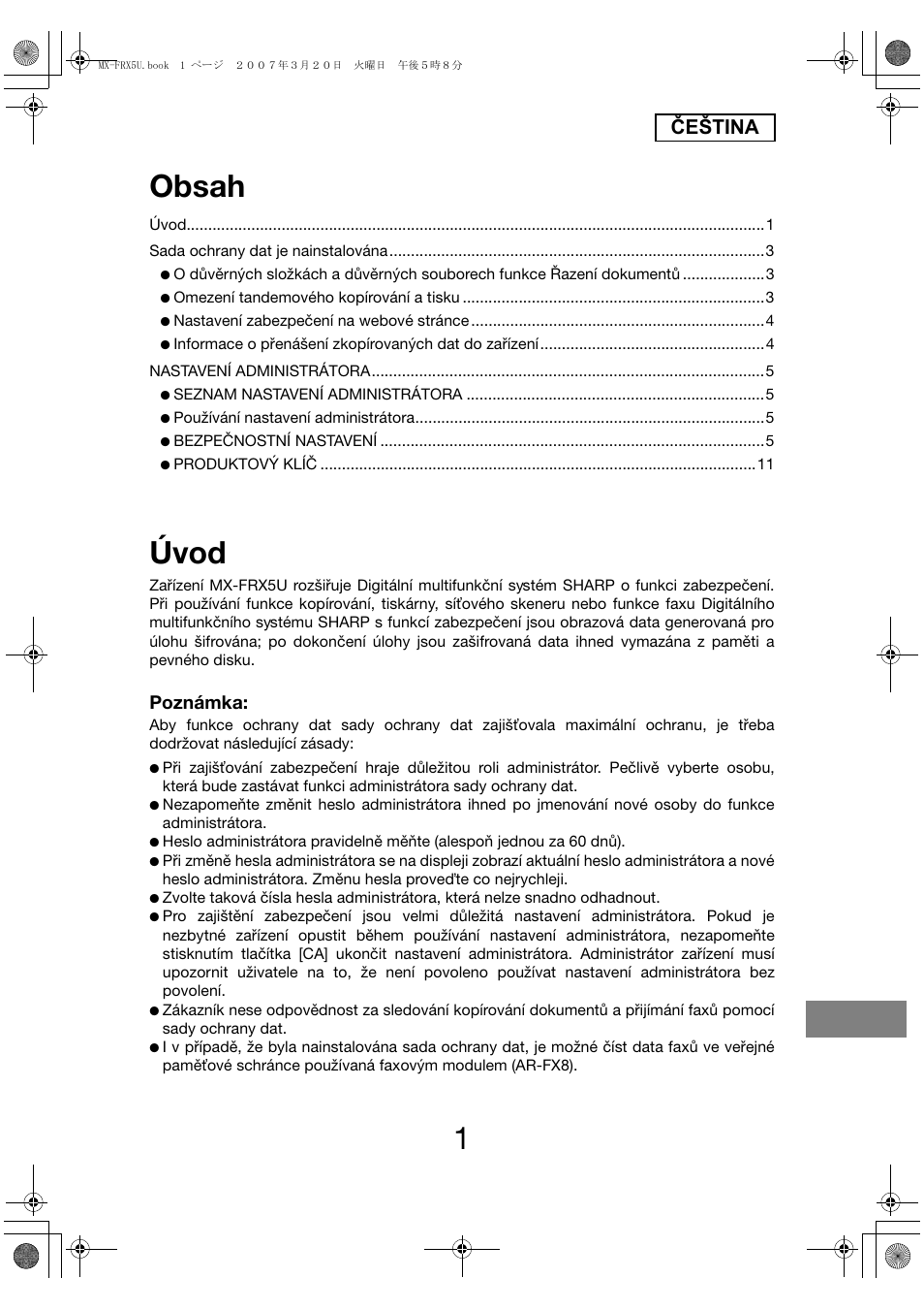 Sharp Funkcja identyfikacji użytkownika User Manual | Page 159 / 184