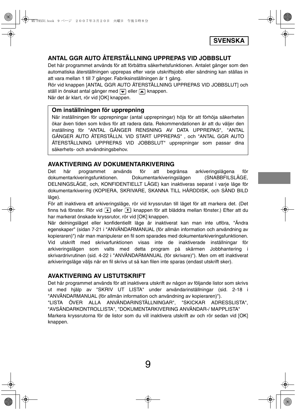 Sharp Funkcja identyfikacji użytkownika User Manual | Page 83 / 184