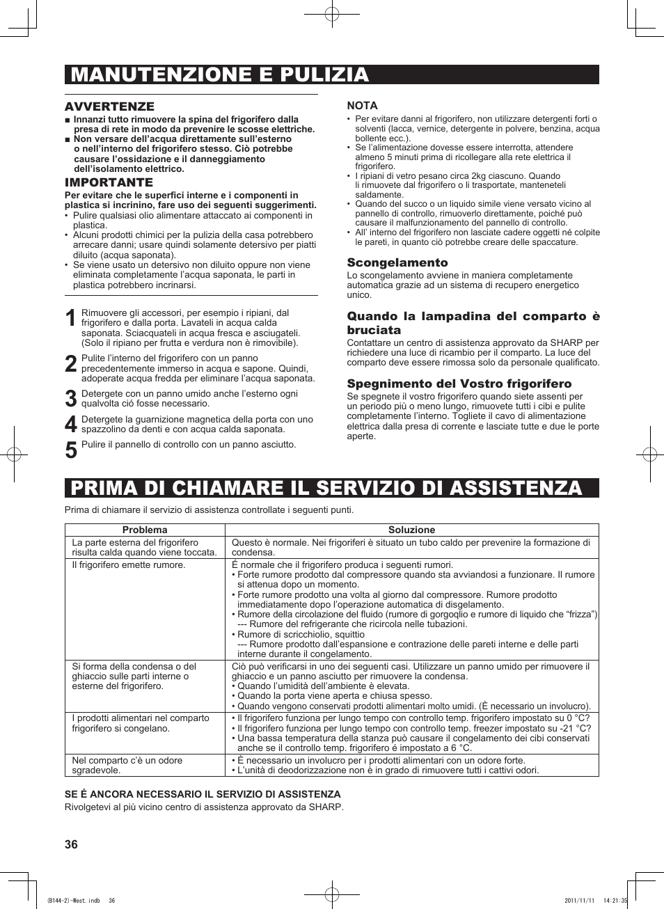 Sharp SJ-WP320TBE User Manual | Page 36 / 224