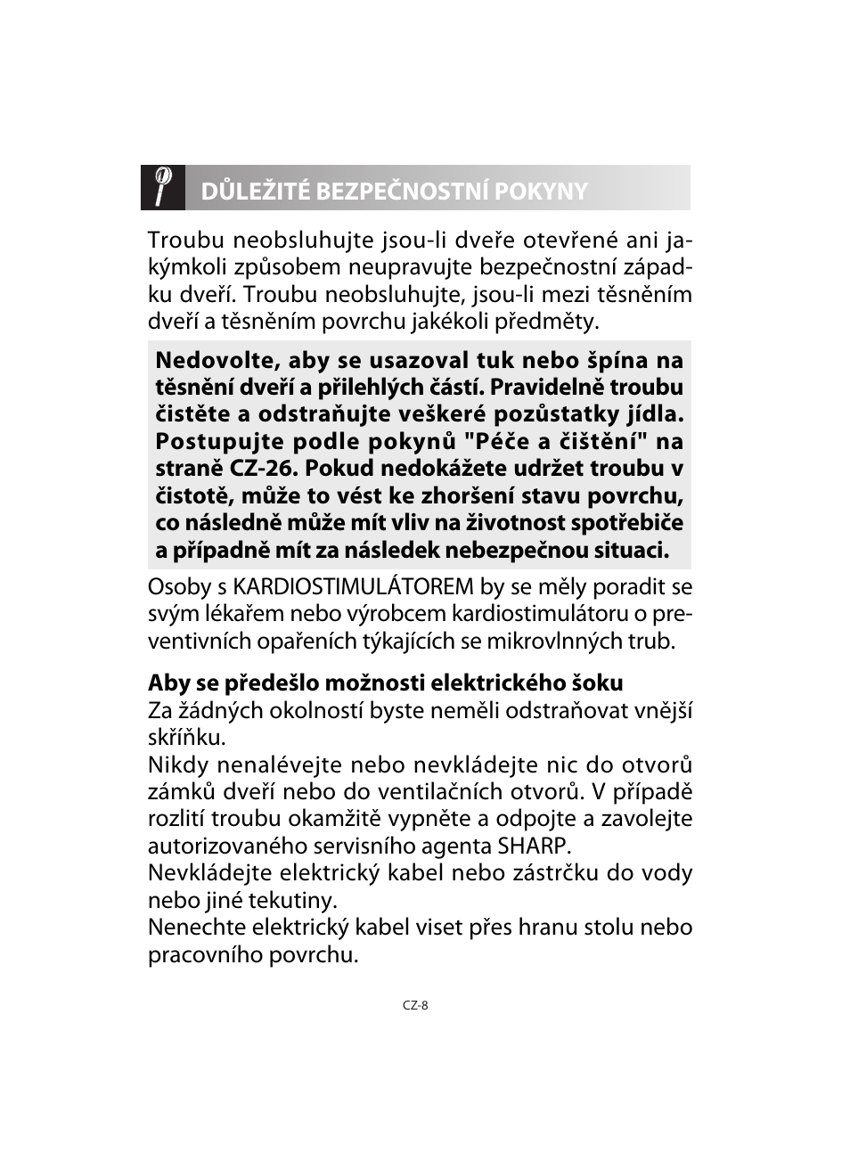 Sharp R-92STE User Manual | Page 114 / 316