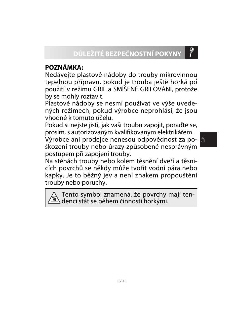 Sharp R-92STE User Manual | Page 121 / 316