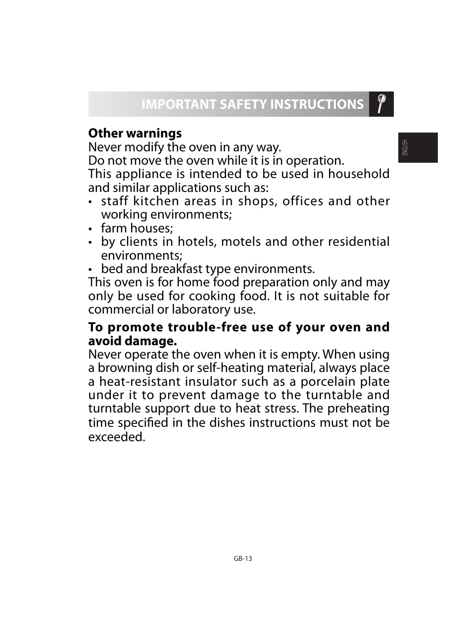 Sharp R-92STE User Manual | Page 15 / 316