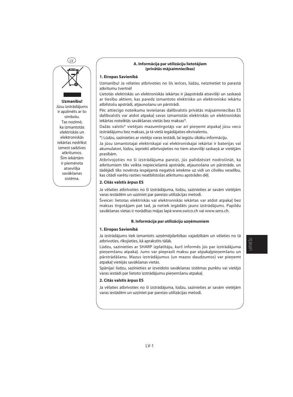 Sharp R-92STE User Manual | Page 185 / 316