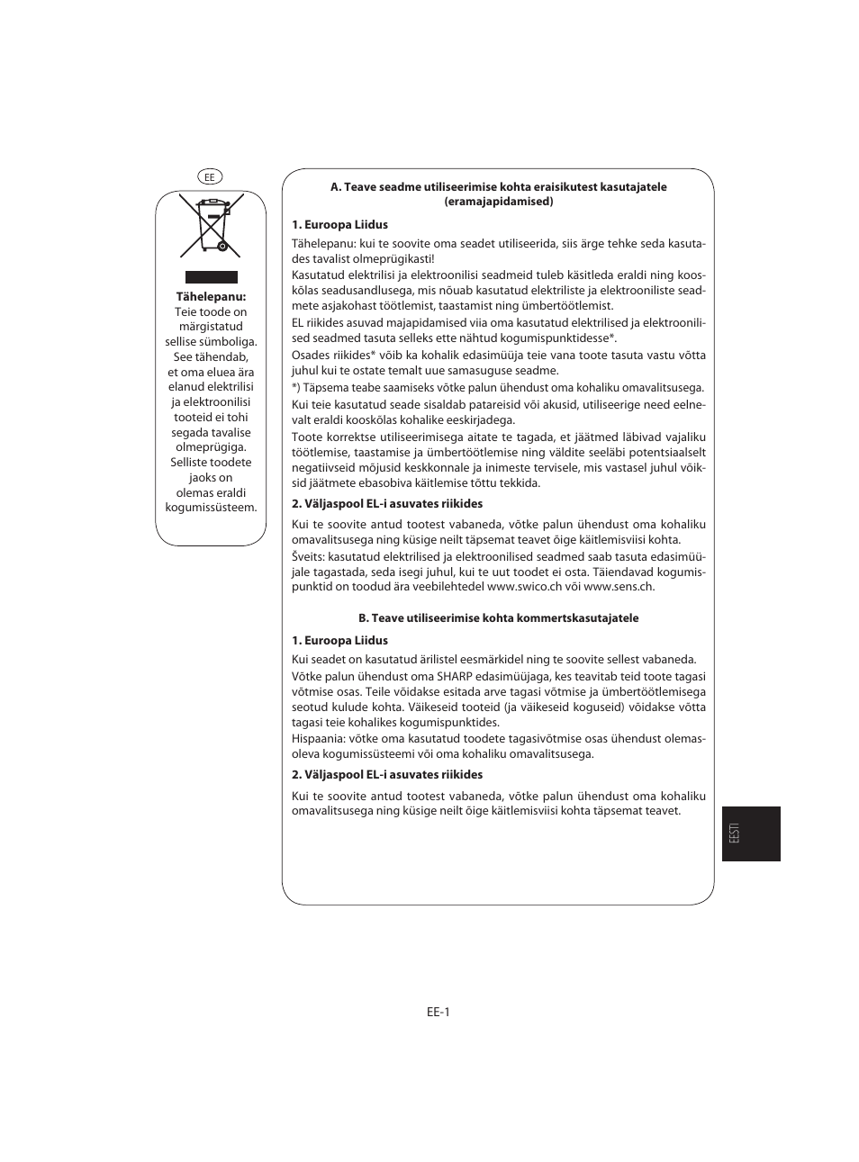 Sharp R-92STE User Manual | Page 237 / 316
