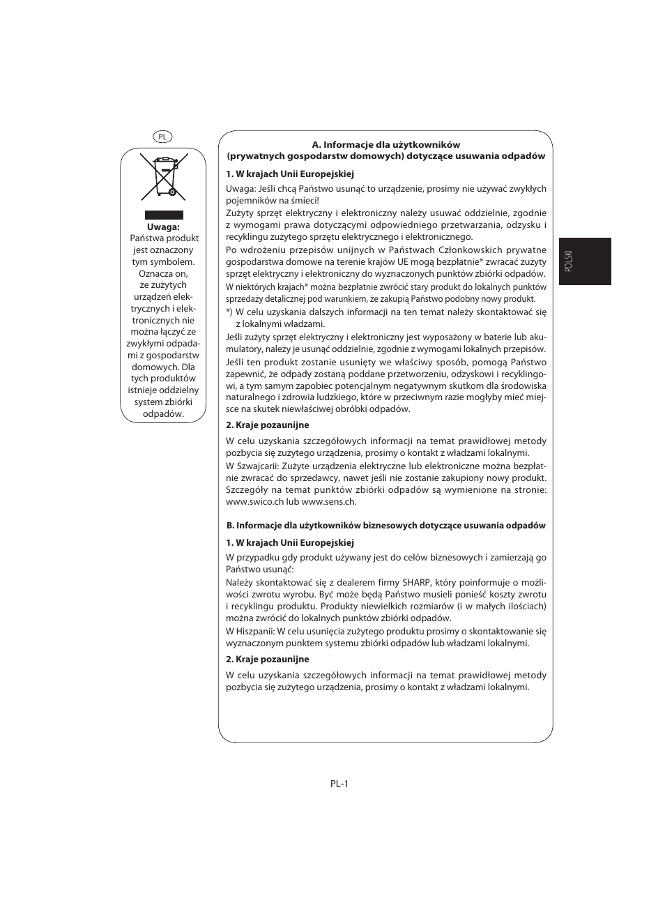 Sharp R-92STE User Manual | Page 29 / 316