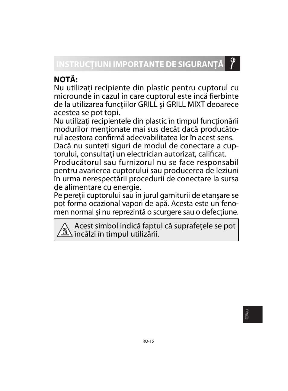 Sharp R-92STE User Manual | Page 303 / 316