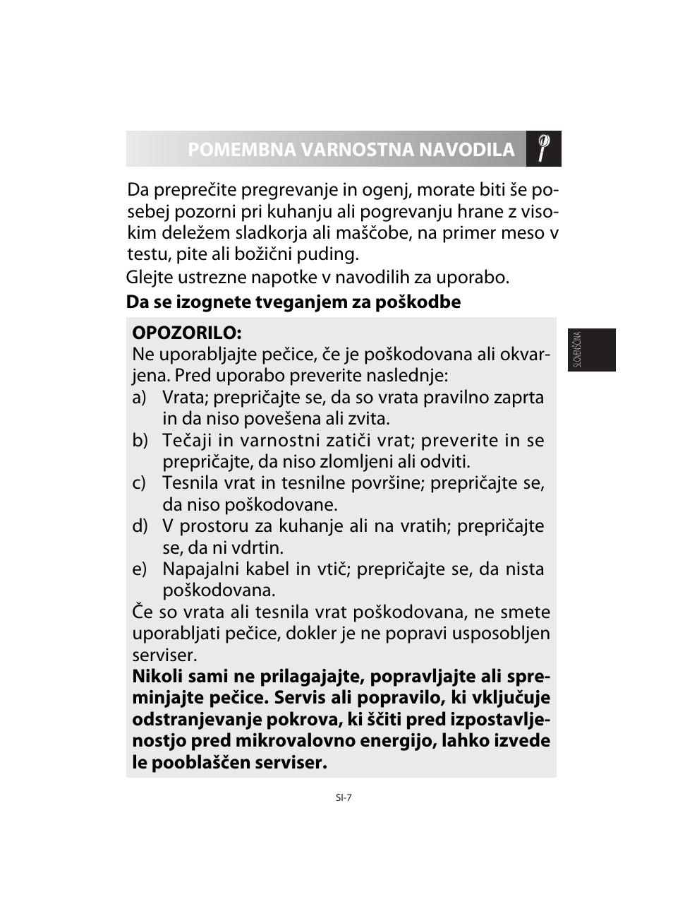Sharp R-92STE User Manual | Page 87 / 316