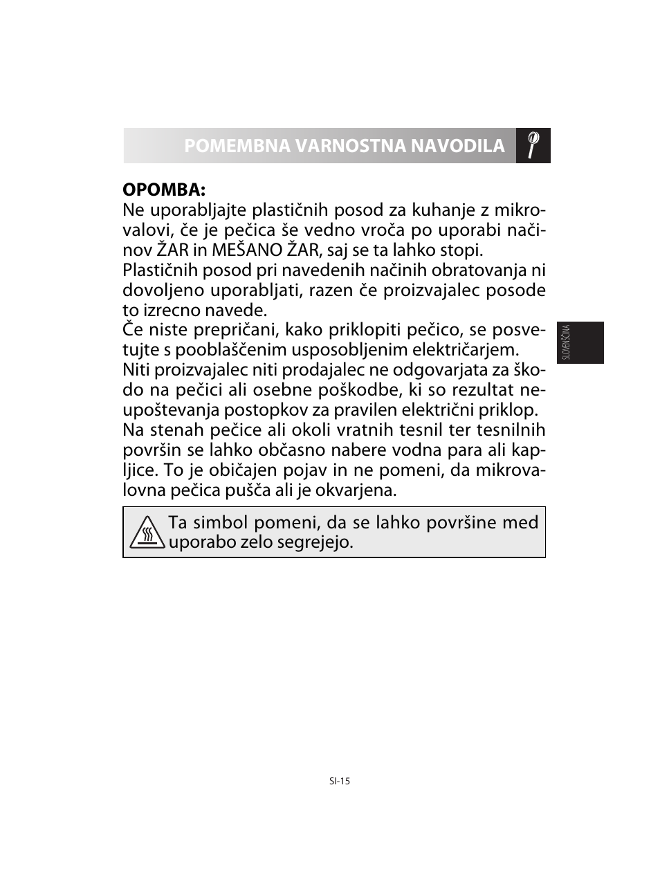 Sharp R-92STE User Manual | Page 95 / 316