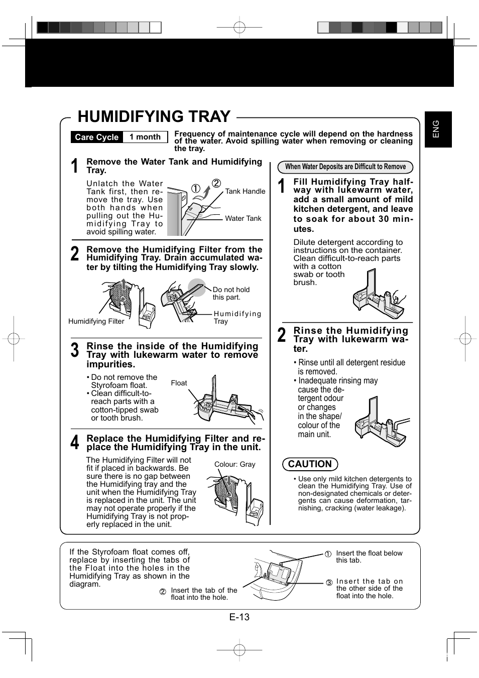 Humidifying tray | Sharp KC-860E User Manual | Page 15 / 264