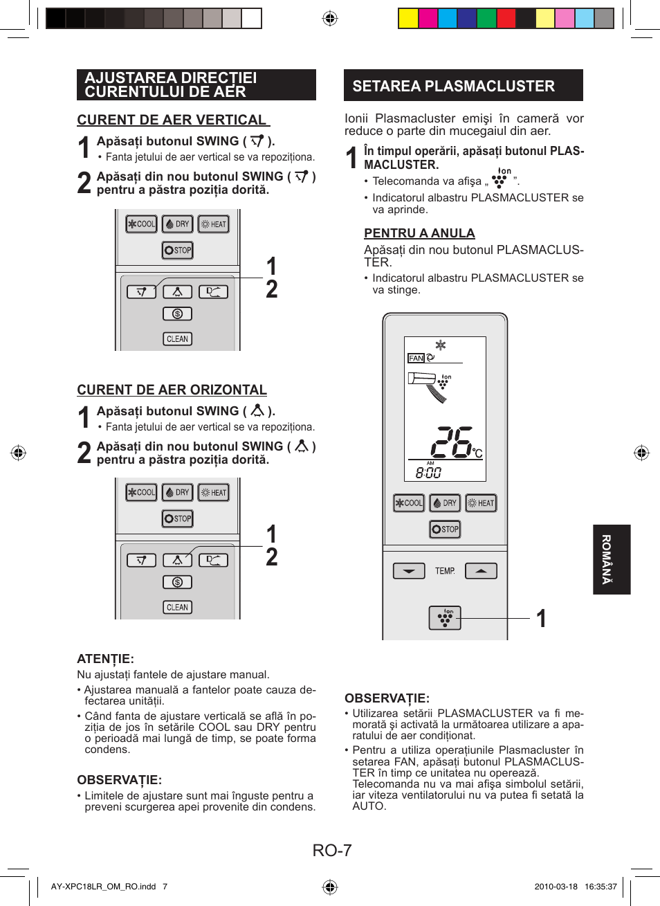 Sharp AY-XP24LR - AE-X24LR User Manual | Page 105 / 164