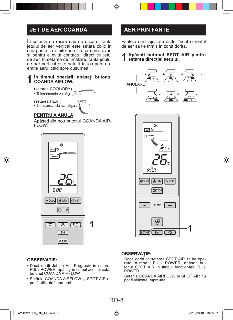 Ro-8 | Sharp AY-XP24LR - AE-X24LR User Manual | Page 106 / 164