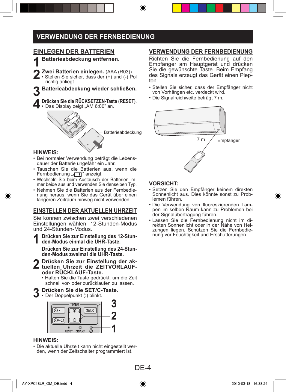 De-4 | Sharp AY-XP24LR - AE-X24LR User Manual | Page 134 / 164