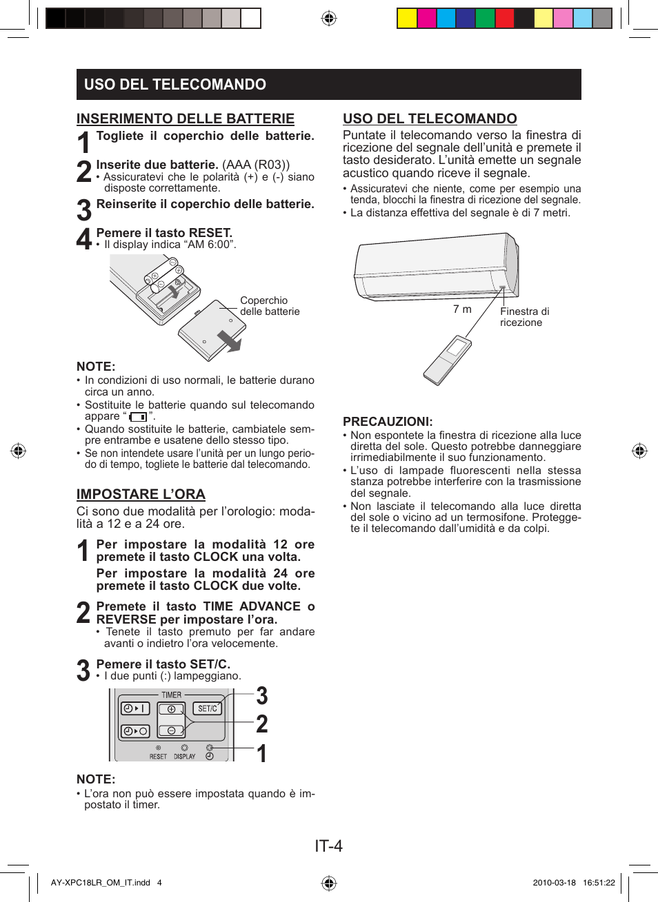 It-4 | Sharp AY-XP24LR - AE-X24LR User Manual | Page 22 / 164