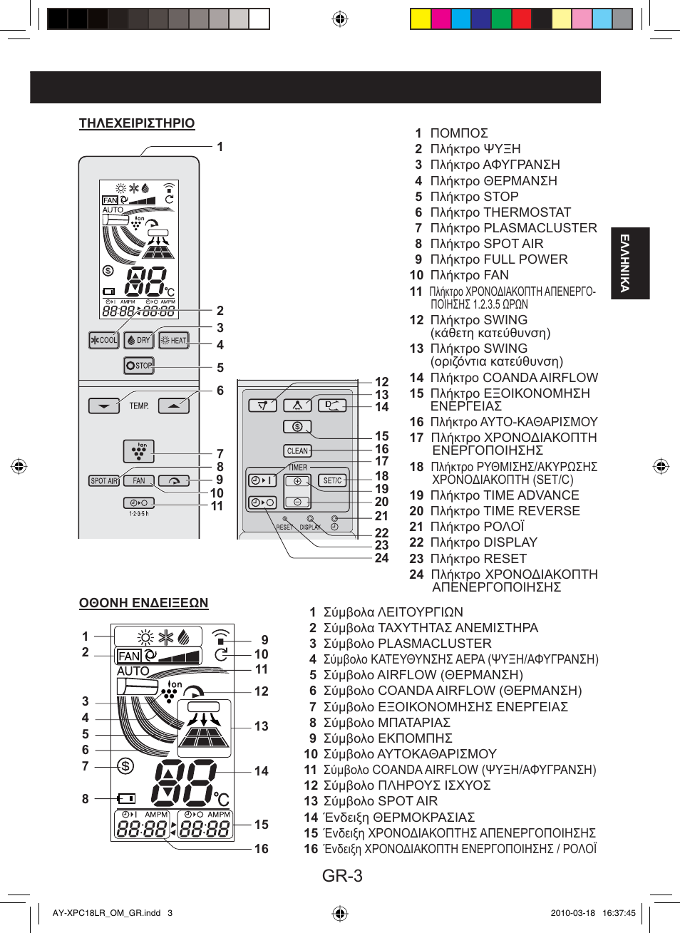 Gr-3 | Sharp AY-XP24LR - AE-X24LR User Manual | Page 37 / 164