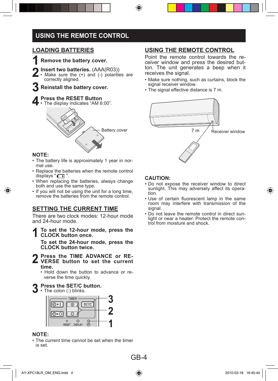 Gb-4 | Sharp AY-XP24LR - AE-X24LR User Manual | Page 6 / 164