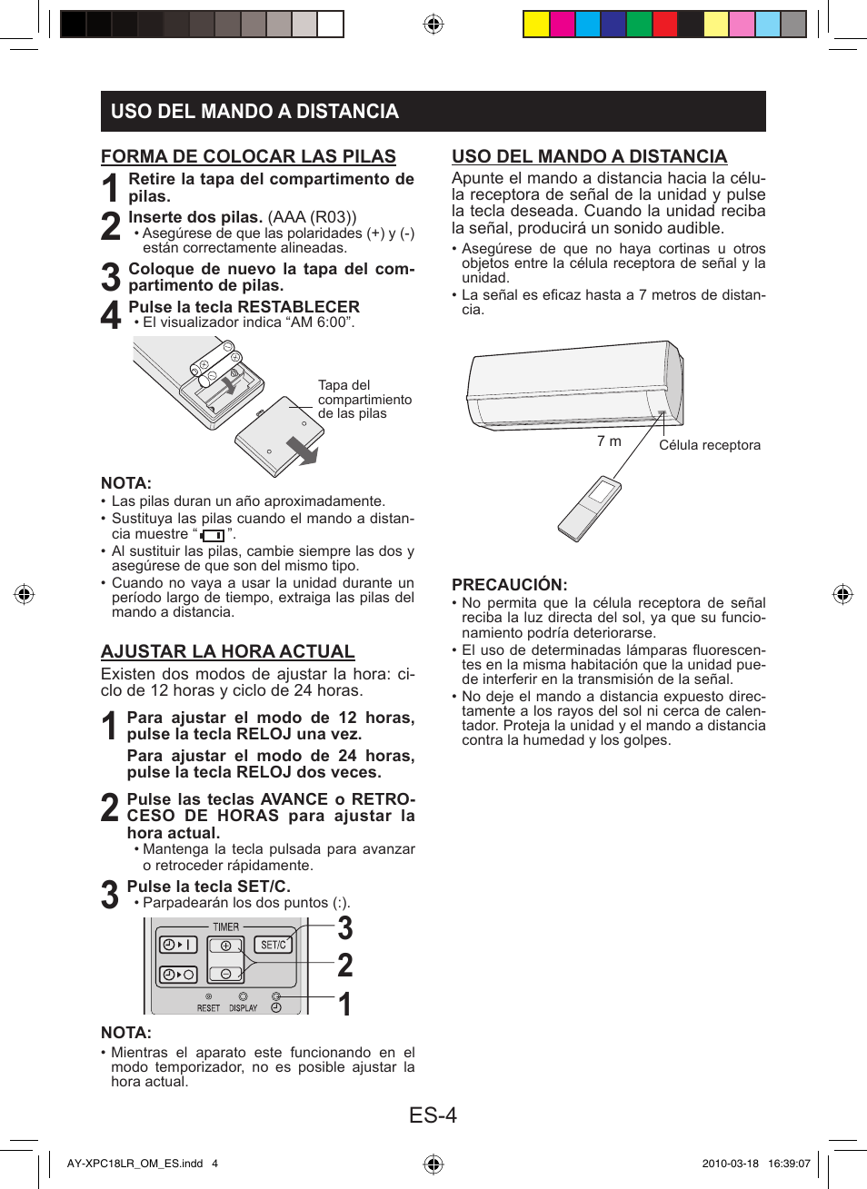 Es-4 | Sharp AY-XP24LR - AE-X24LR User Manual | Page 70 / 164