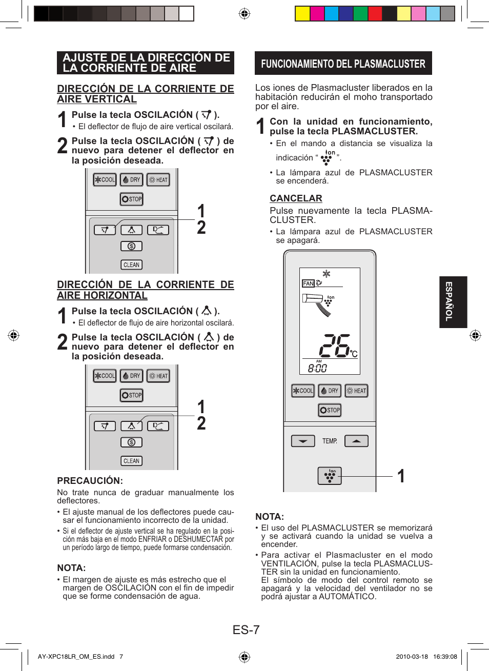 Es-7 | Sharp AY-XP24LR - AE-X24LR User Manual | Page 73 / 164