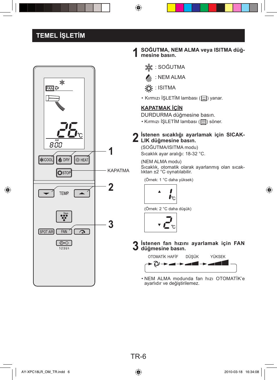 Tr-6 | Sharp AY-XP24LR - AE-X24LR User Manual | Page 88 / 164