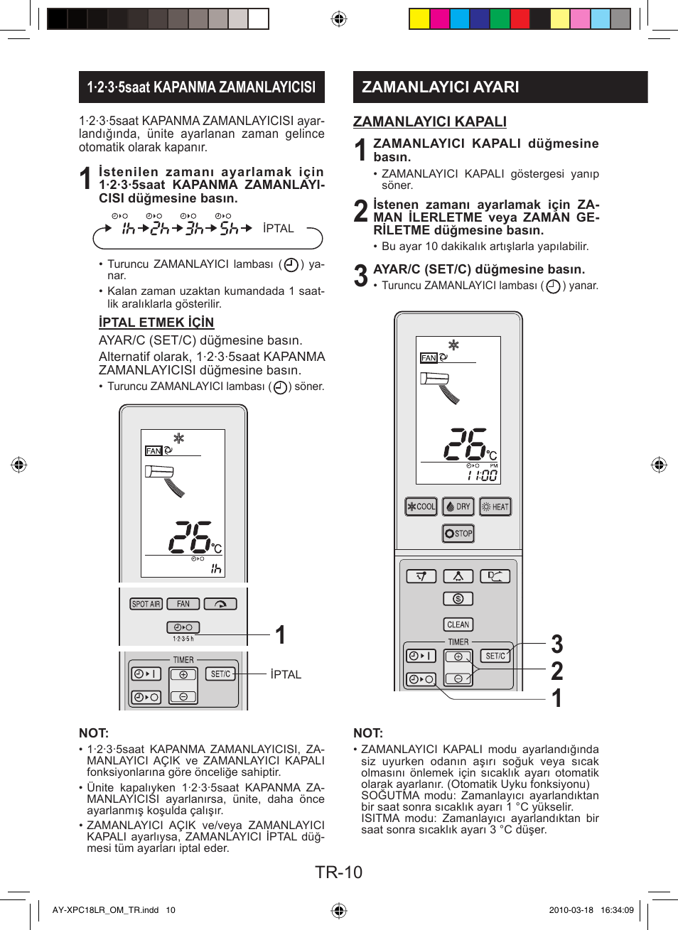 Tr-10 | Sharp AY-XP24LR - AE-X24LR User Manual | Page 92 / 164