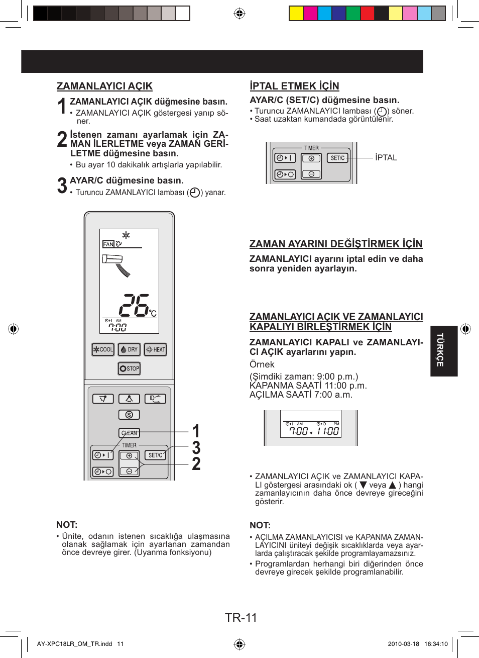 Tr-11 | Sharp AY-XP24LR - AE-X24LR User Manual | Page 93 / 164