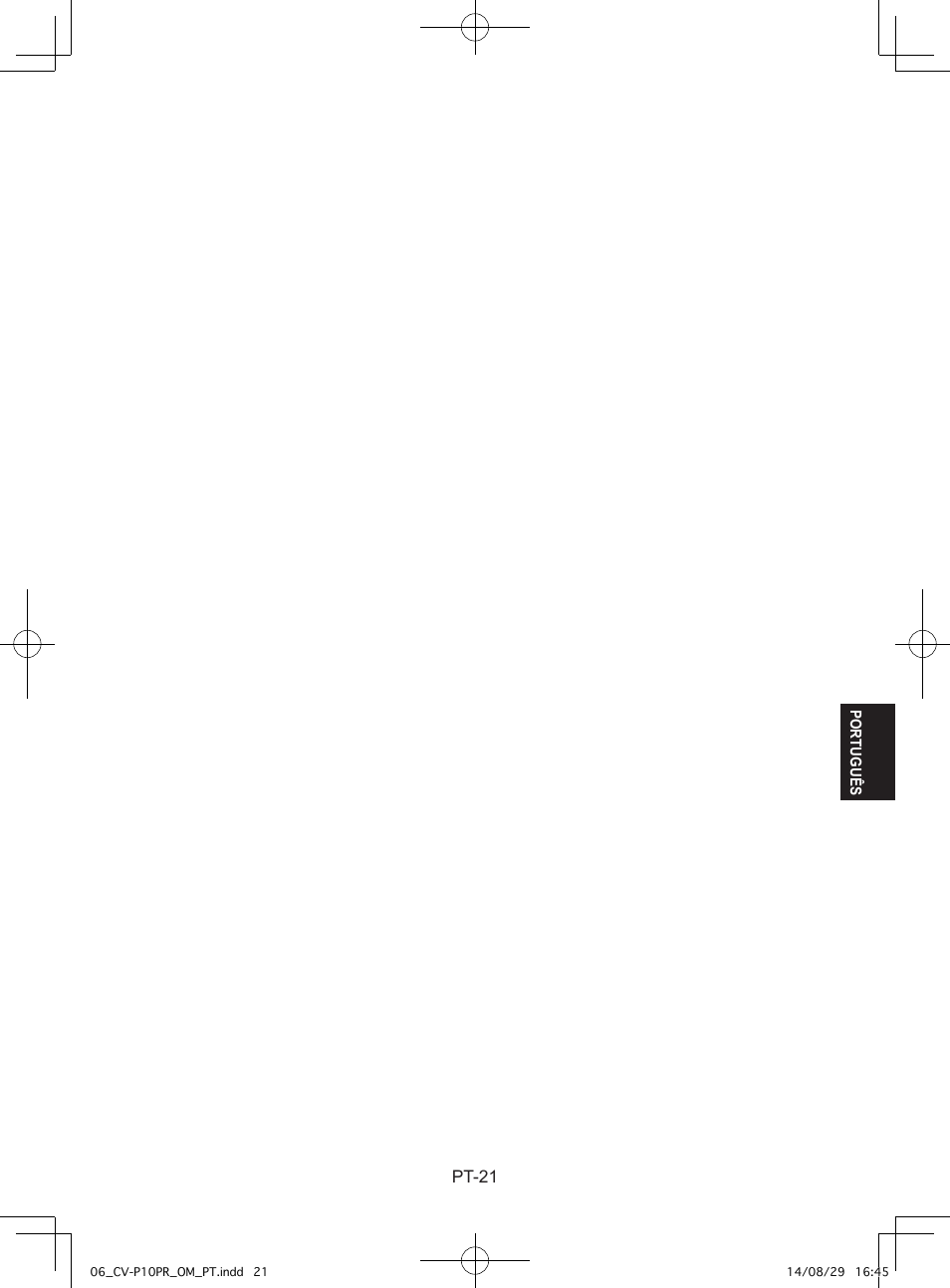 Pt-21 | Sharp CV-P10PR User Manual | Page 133 / 200