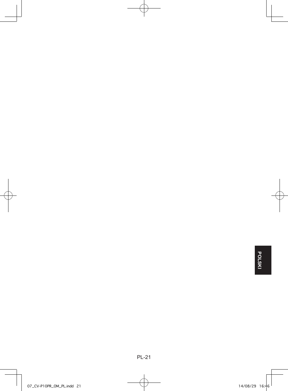 Pl-21 | Sharp CV-P10PR User Manual | Page 155 / 200