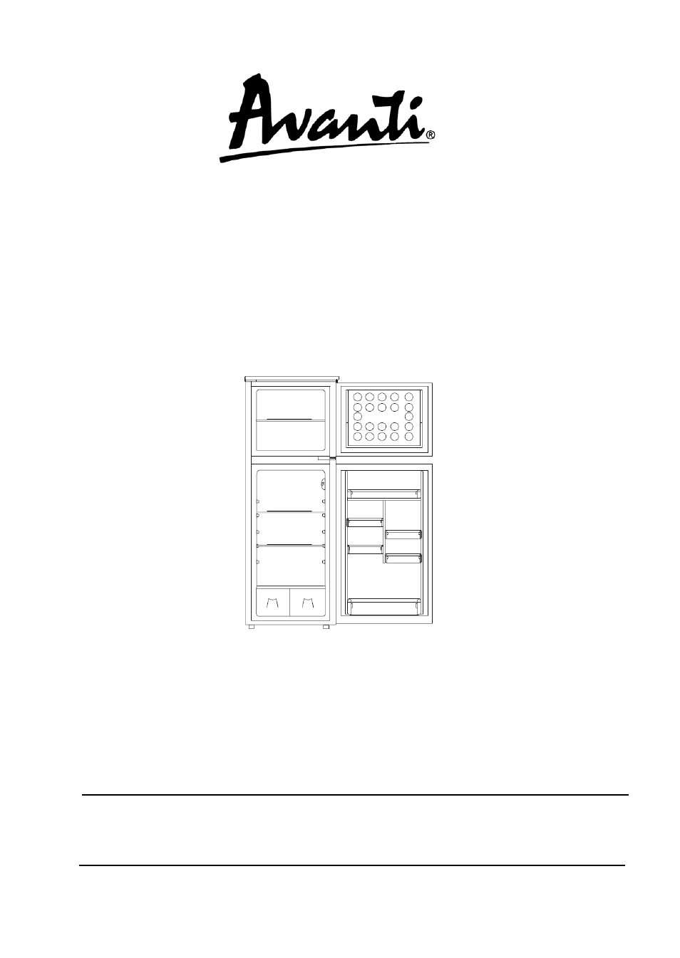 Avanti RA752PST User Manual | 20 pages