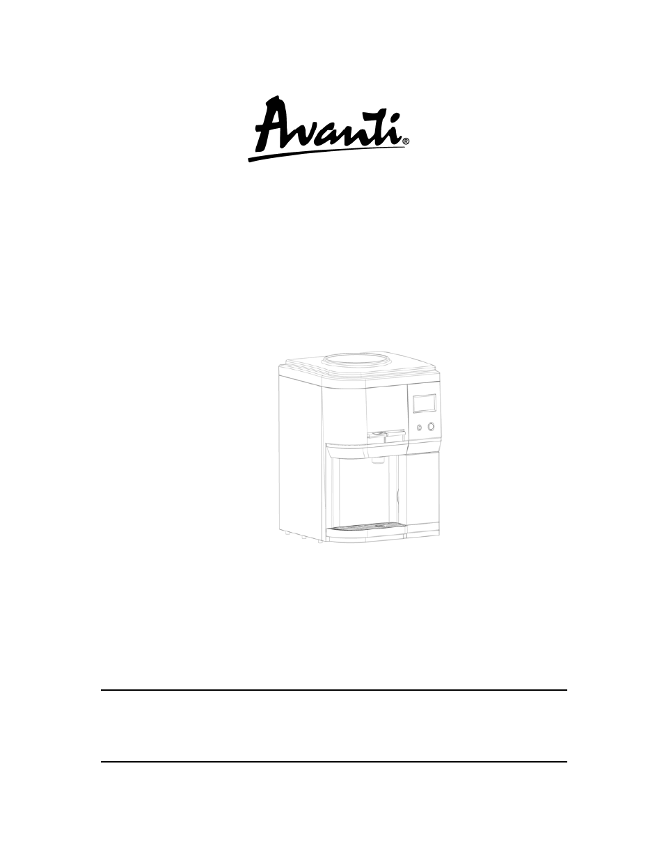 Avanti WD31EC User Manual | 18 pages