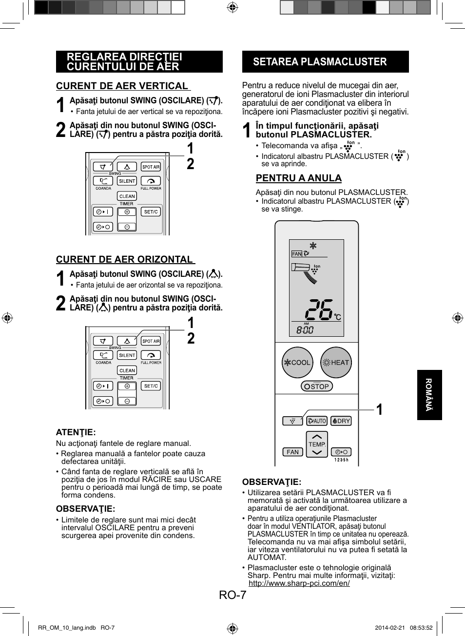 Ro-7 | Sharp AY-XPC12RR-AE-X12RR User Manual | Page 105 / 164