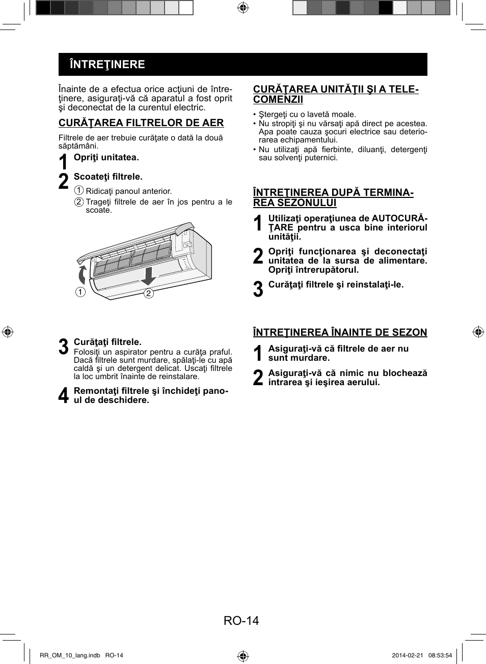 Sharp AY-XPC12RR-AE-X12RR User Manual | Page 112 / 164