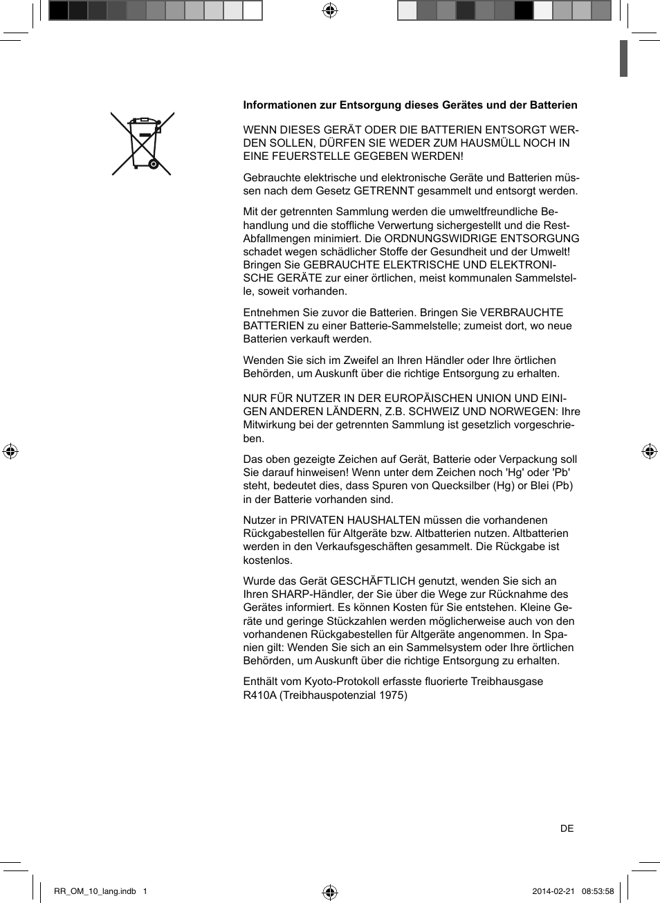 Sharp AY-XPC12RR-AE-X12RR User Manual | Page 130 / 164
