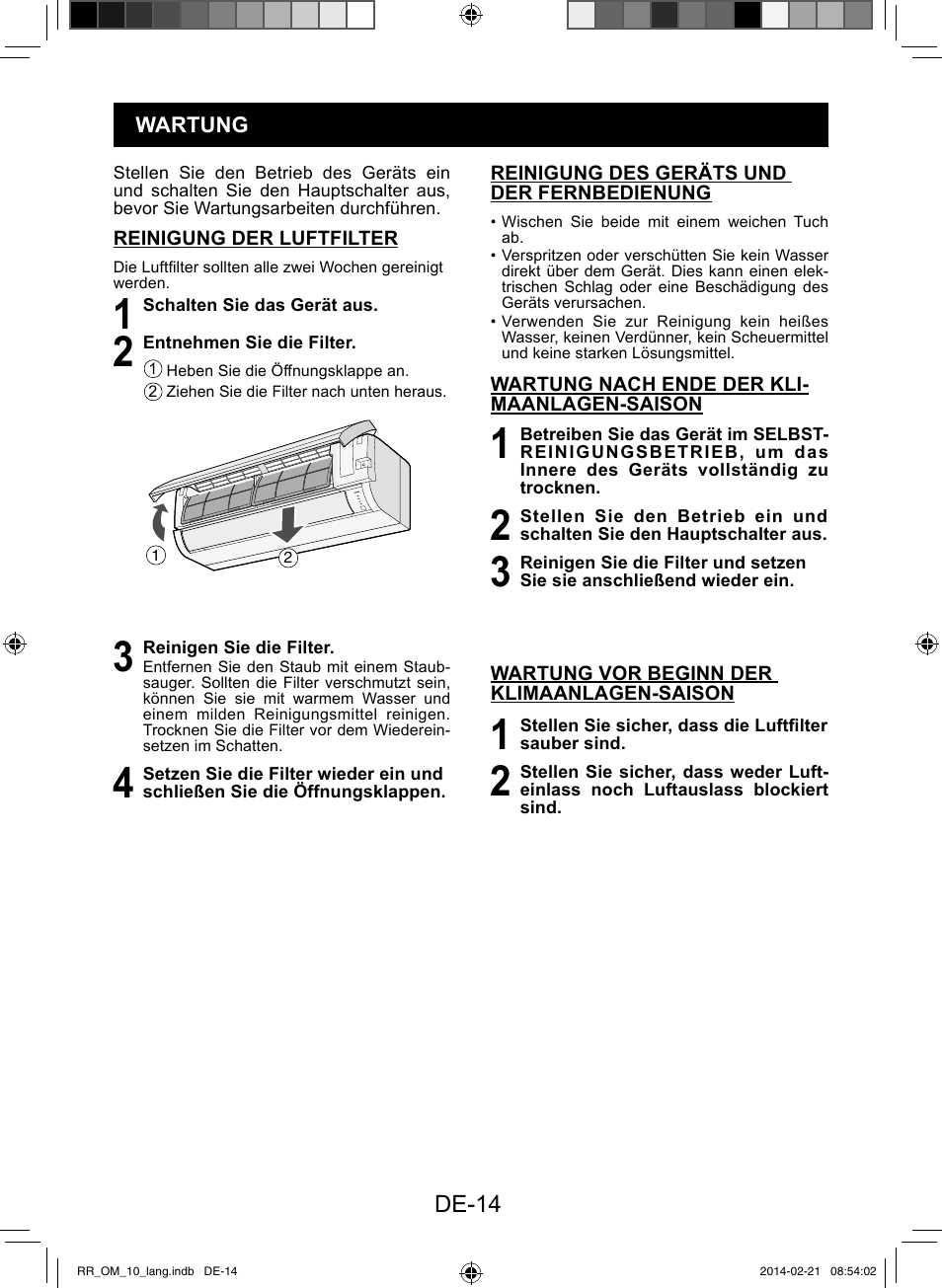 Sharp AY-XPC12RR-AE-X12RR User Manual | Page 144 / 164