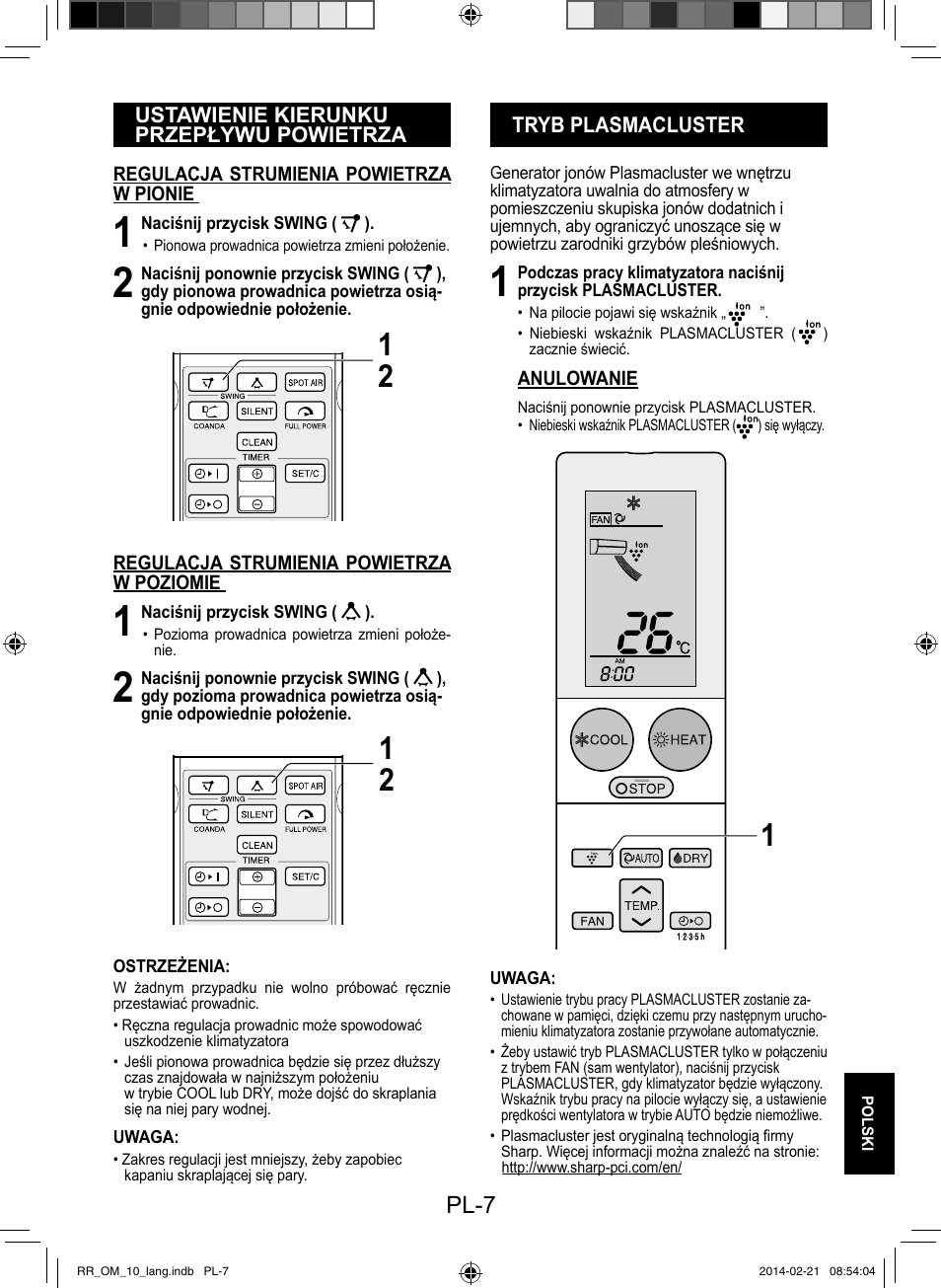 Pl-7 | Sharp AY-XPC12RR-AE-X12RR User Manual | Page 153 / 164
