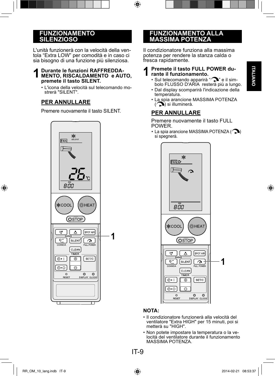 It-9 | Sharp AY-XPC12RR-AE-X12RR User Manual | Page 27 / 164