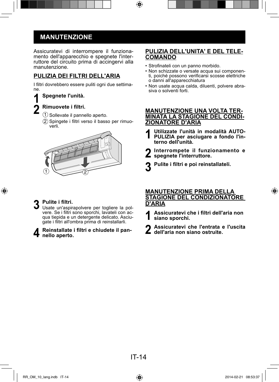 Sharp AY-XPC12RR-AE-X12RR User Manual | Page 32 / 164