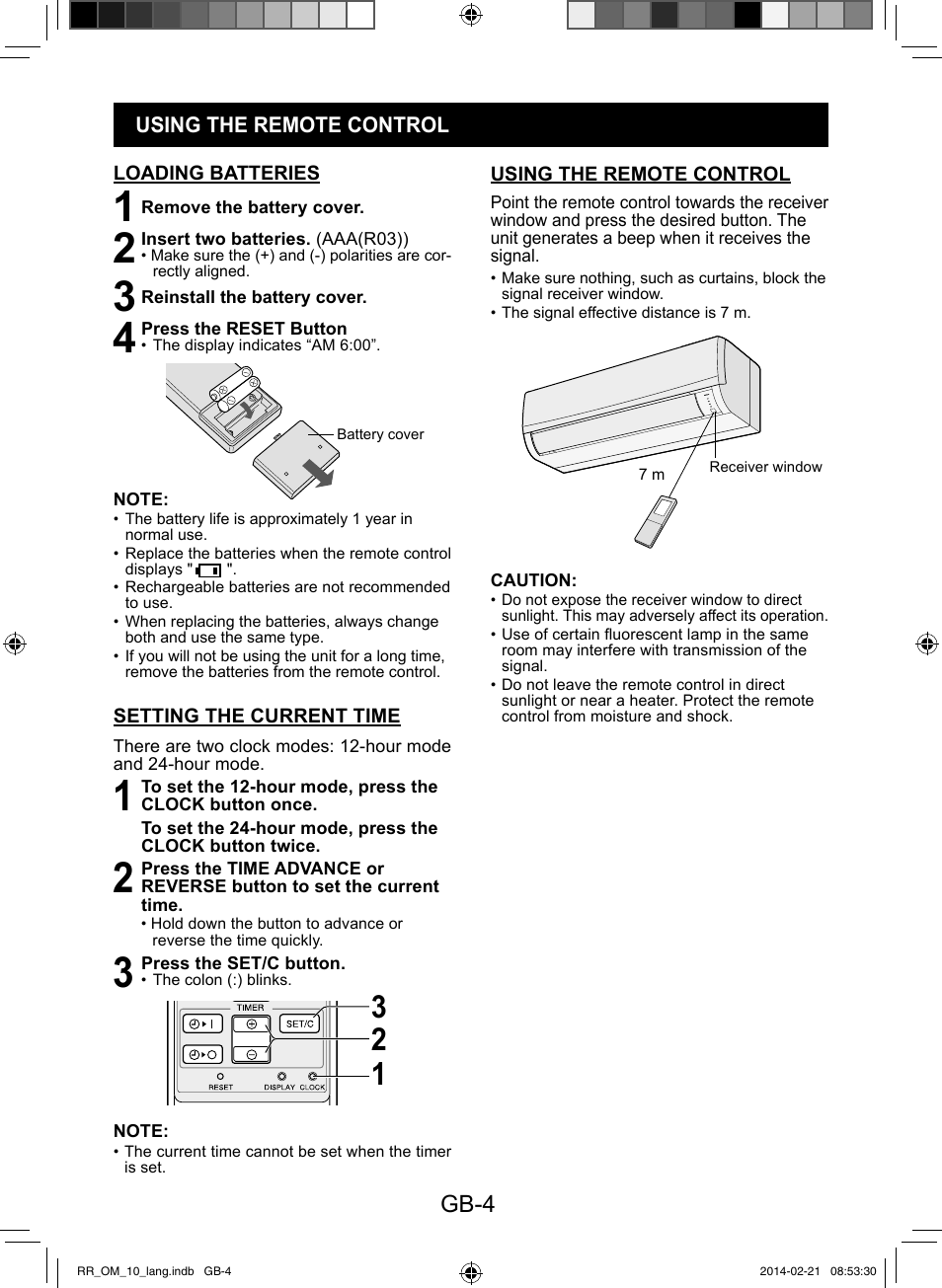 Gb-4 | Sharp AY-XPC12RR-AE-X12RR User Manual | Page 6 / 164
