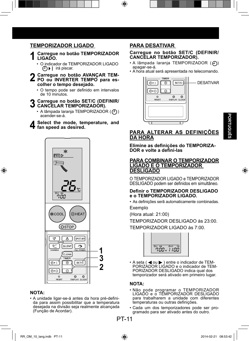 Pt-11 | Sharp AY-XPC12RR-AE-X12RR User Manual | Page 61 / 164