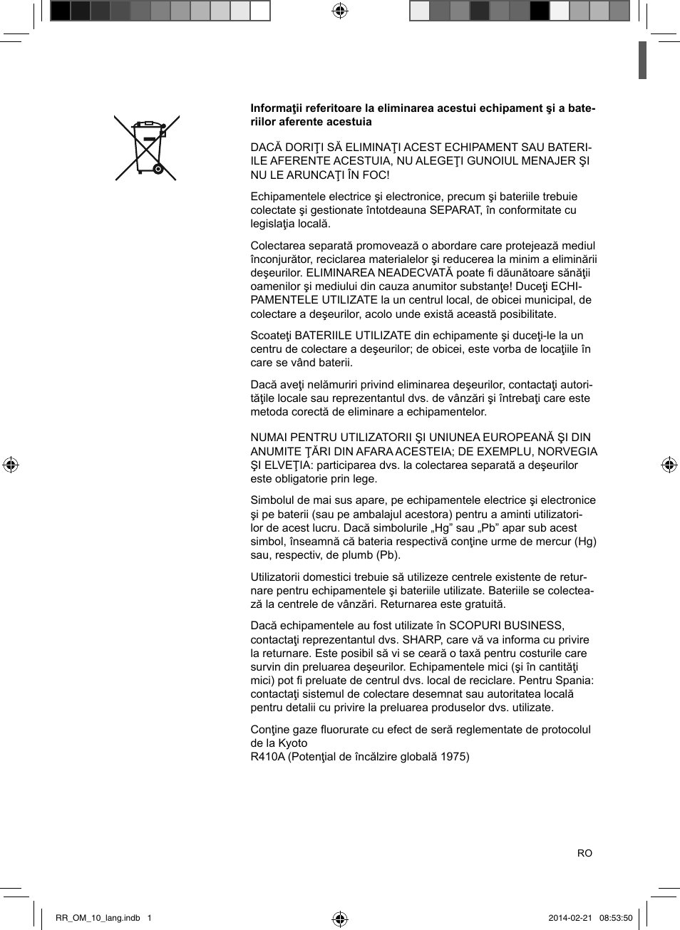 Sharp AY-XPC12RR-AE-X12RR User Manual | Page 98 / 164
