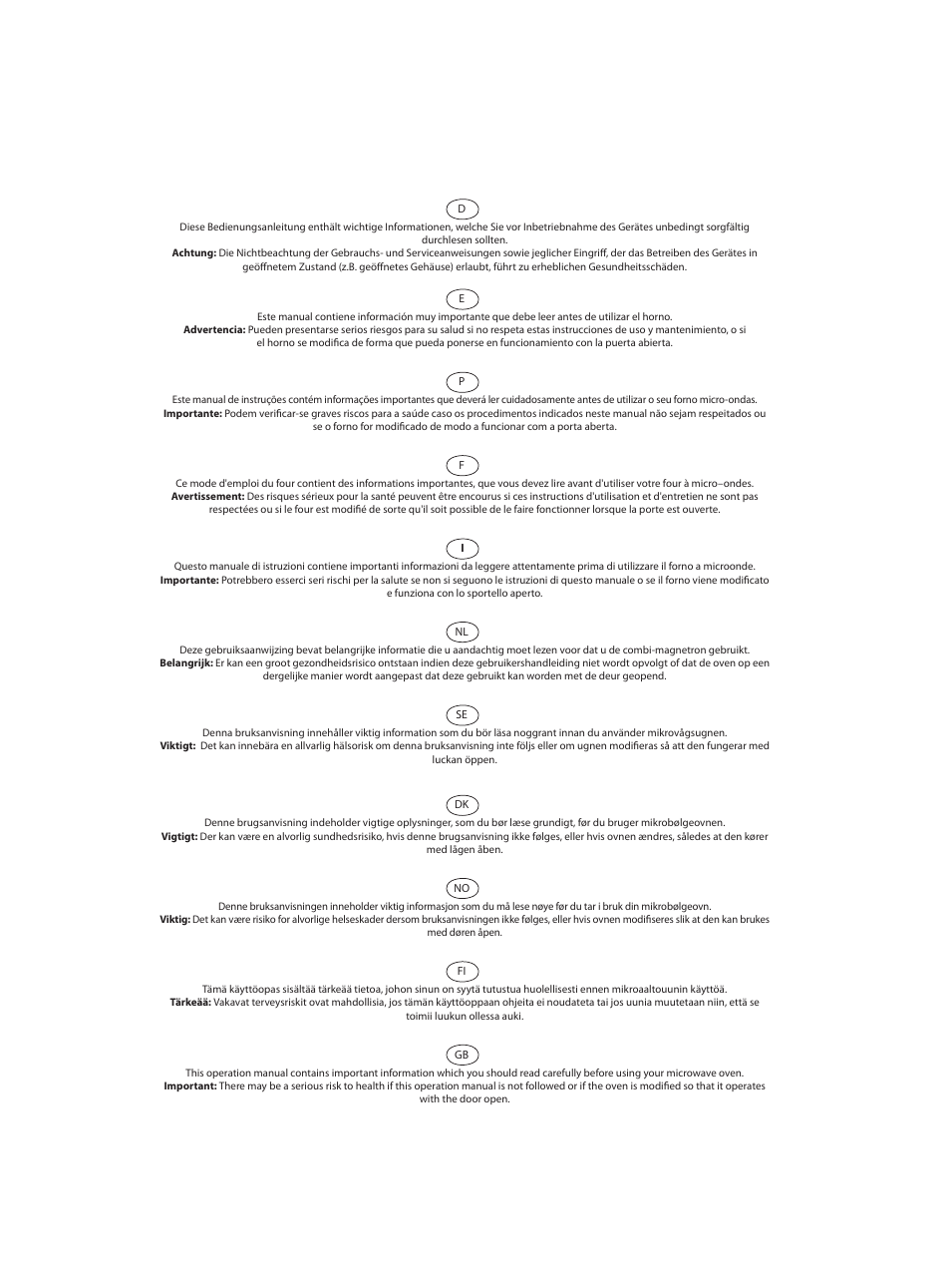 Sharp R-842INE User Manual | Page 2 / 312