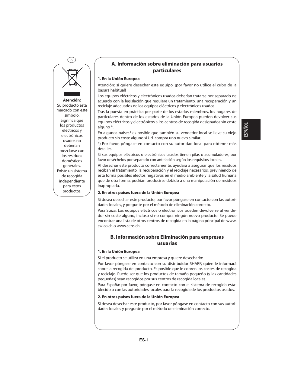 Sharp R-842INE User Manual | Page 31 / 312