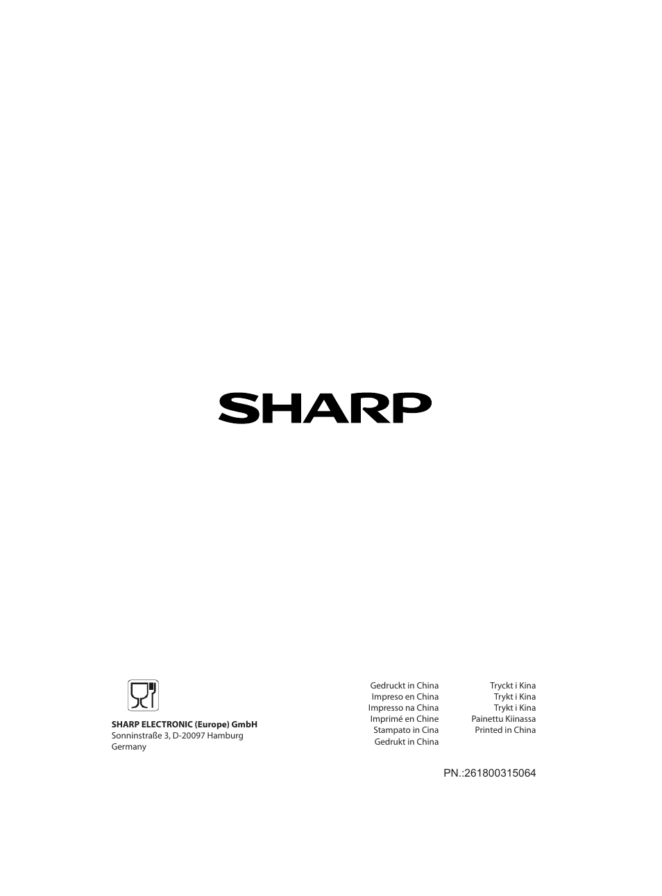 Sharp R-842INE User Manual | Page 312 / 312