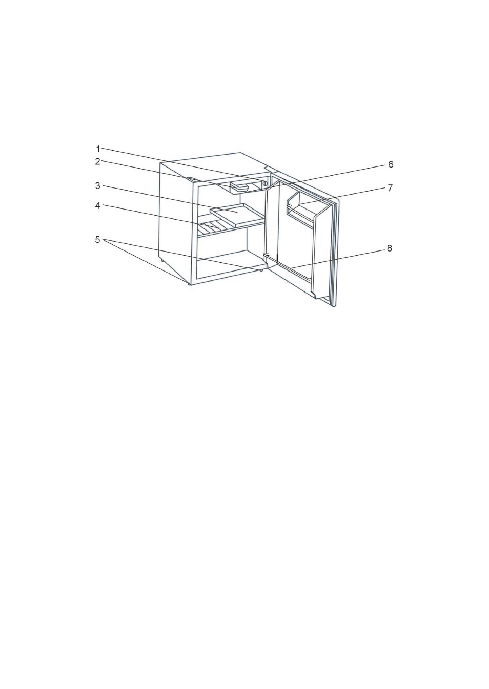 Parts & features, Temperature control knob | Avanti RM1702SS-1 User Manual | Page 5 / 16