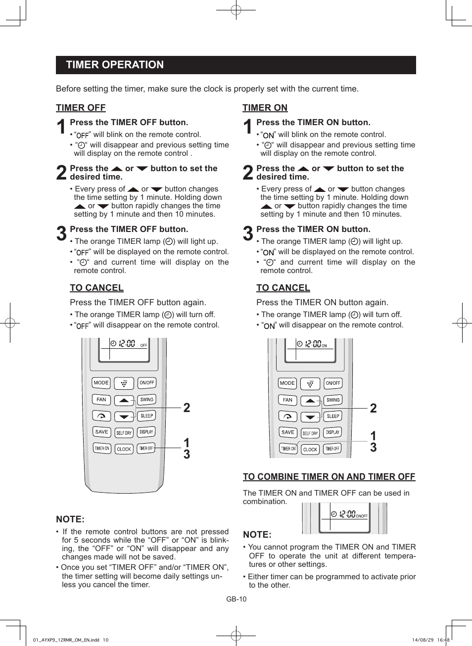 Sharp AY-XP9RMR-AE-X9RMR User Manual | Page 12 / 144