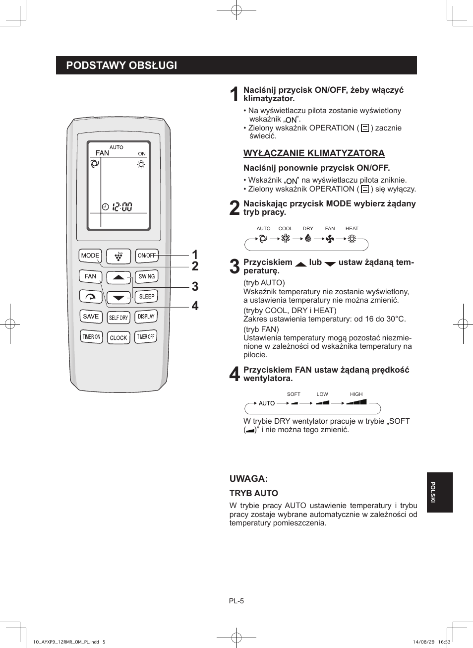 Podstawy obsługi | Sharp AY-XP9RMR-AE-X9RMR User Manual | Page 133 / 144